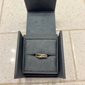 David Yurman X Crossover Ring Size 7